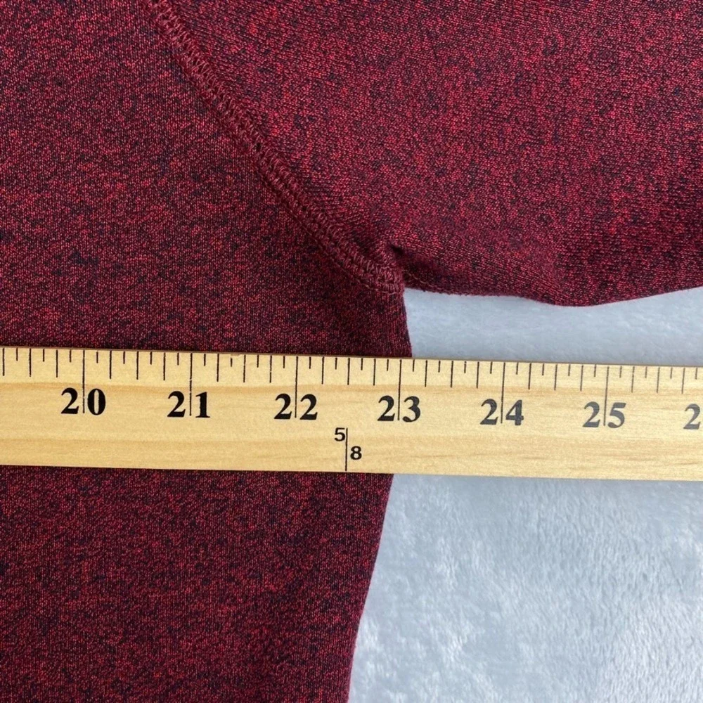 Nike Hoodie Mens Large Red French Terry Shoebox Pullover Hooded Sweatshirt AW77 - Picture 9 of 11